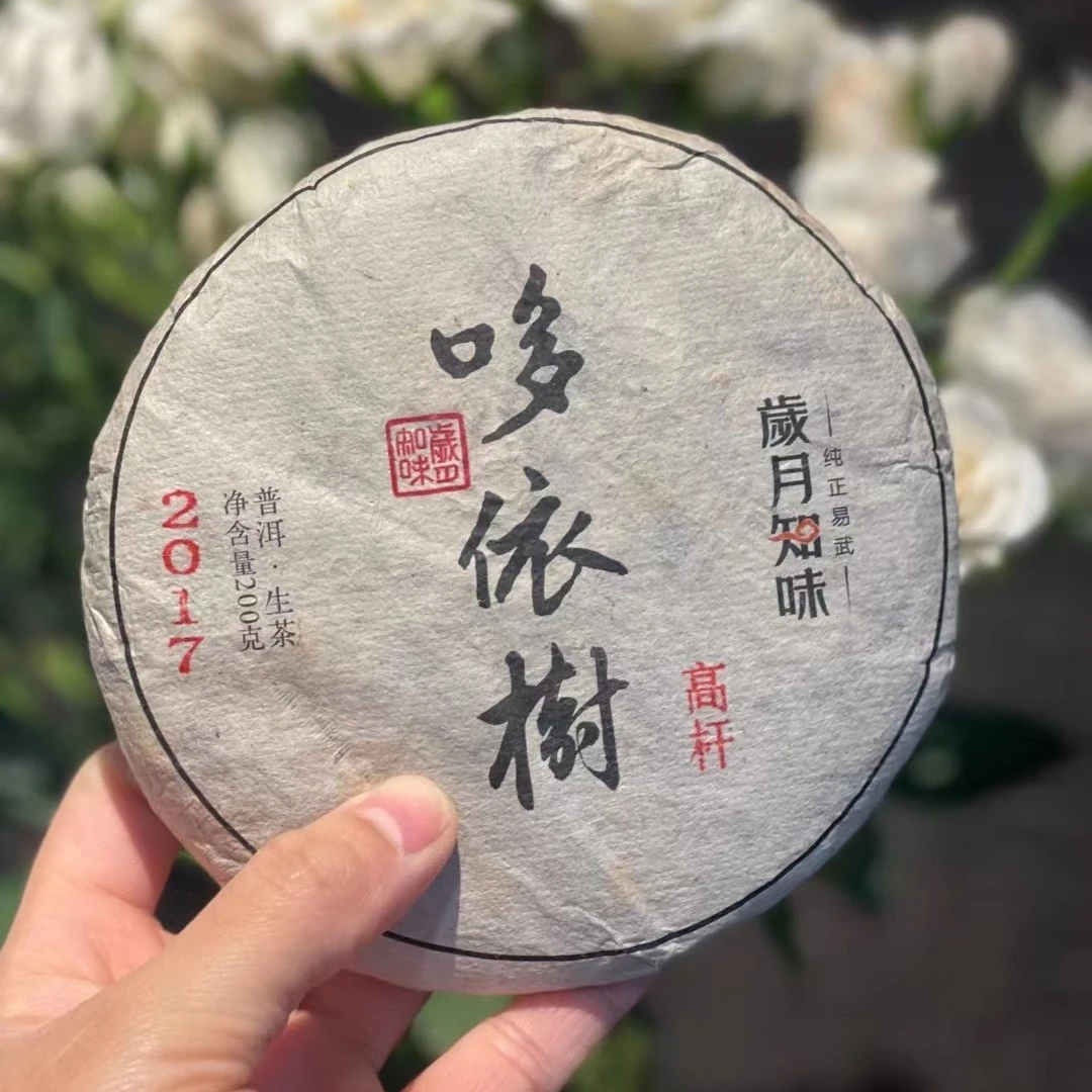【品鉴样不支持退换】岁月知味 2017年哆依树高杆 8克 古树普洱生茶