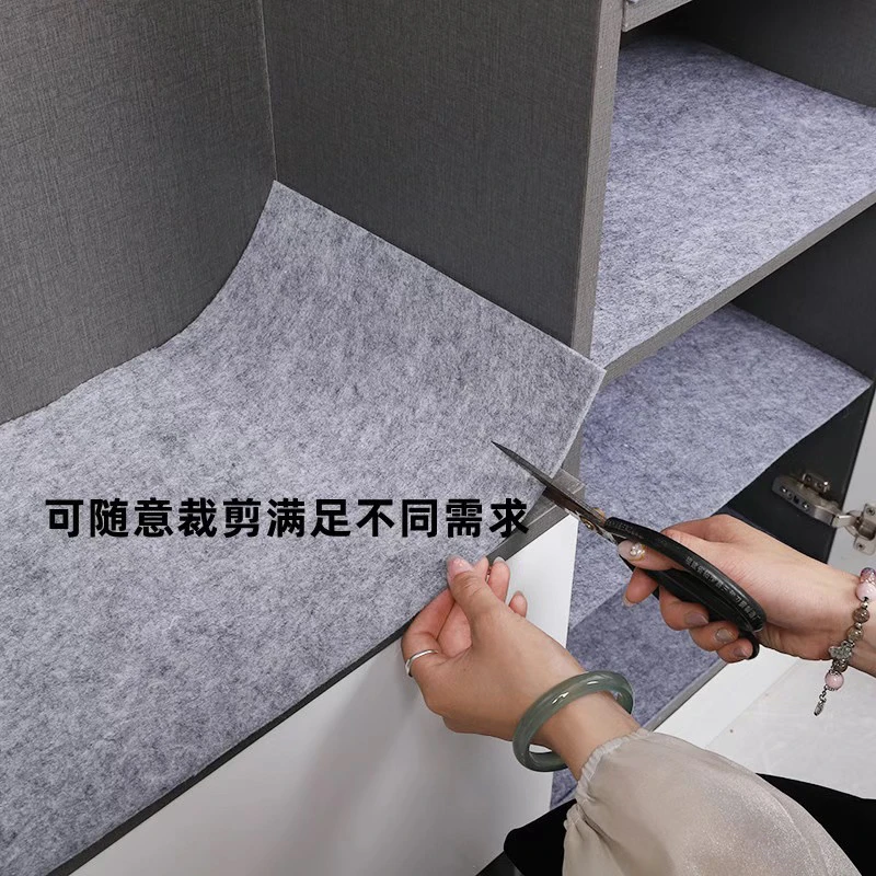 组合大衣柜防潮垫吸湿防霉抽屉垫加厚橱柜保护垫隔潮绒布手工布料