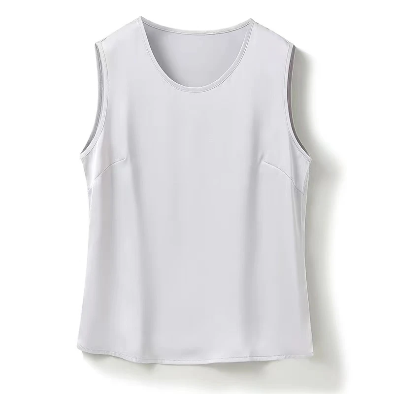 设计新款重段百搭圆领背心H8877