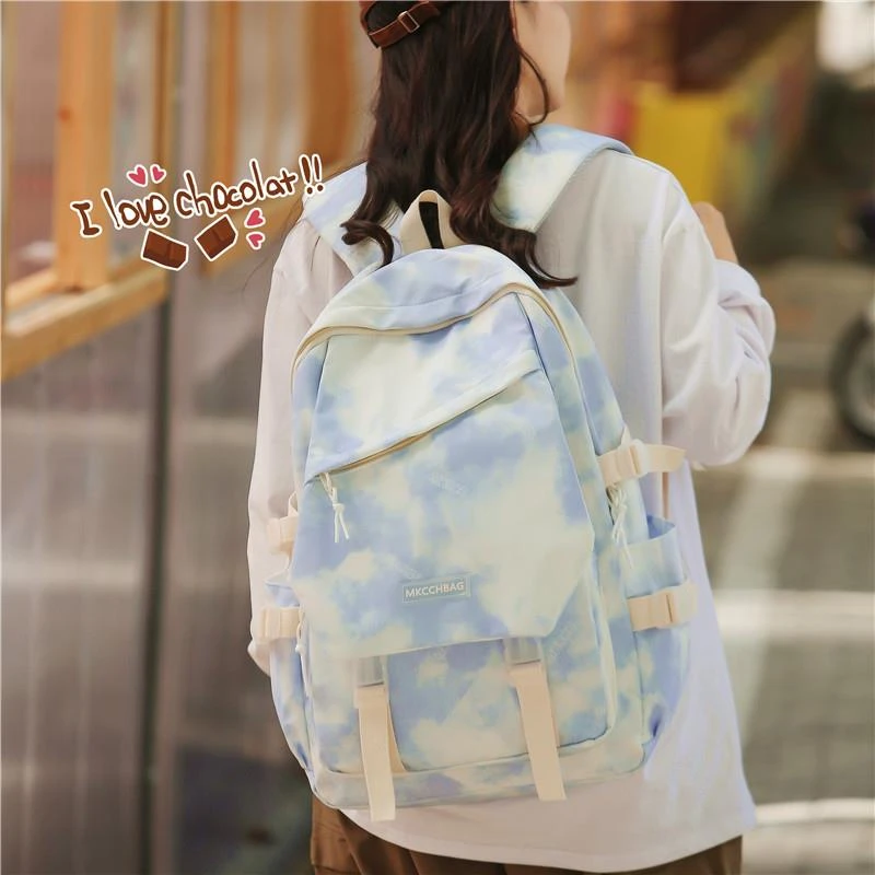 双肩包男生书包高中生女生轻便新款大容量超高颜值小众背包初中生