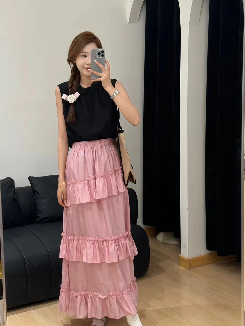 显瘦半身裙半身蛋糕裙气质高腰甜美