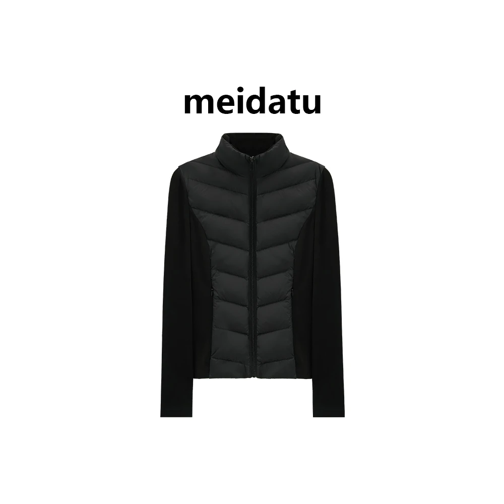 美哒兔（冬日小蛮腰）新国标90白鸭绒保暖收腰短款羽绒服（bd1368-8）