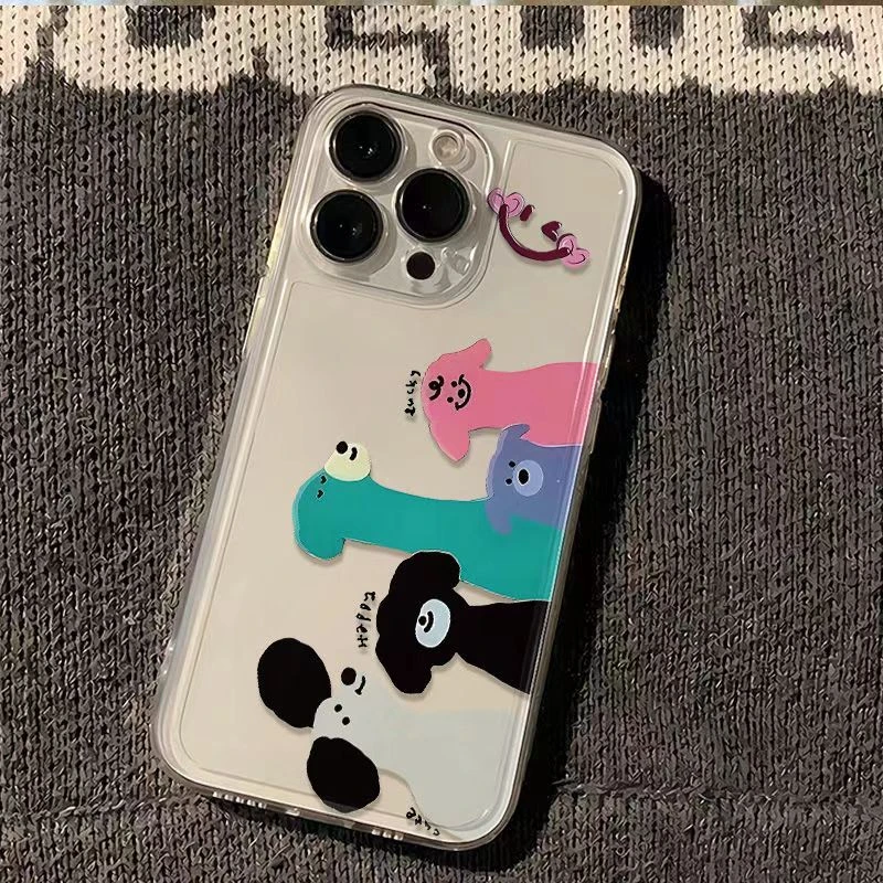 动物搞怪适用苹果15pro/14手机壳11iphone13女12小米vivo华为oppo