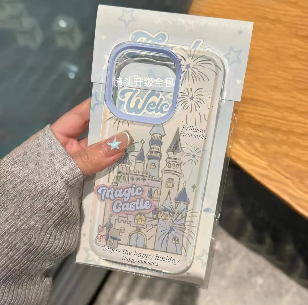 烟花城堡适用苹果15pro/14手机壳11iphone13女12小米vivo华为oppo