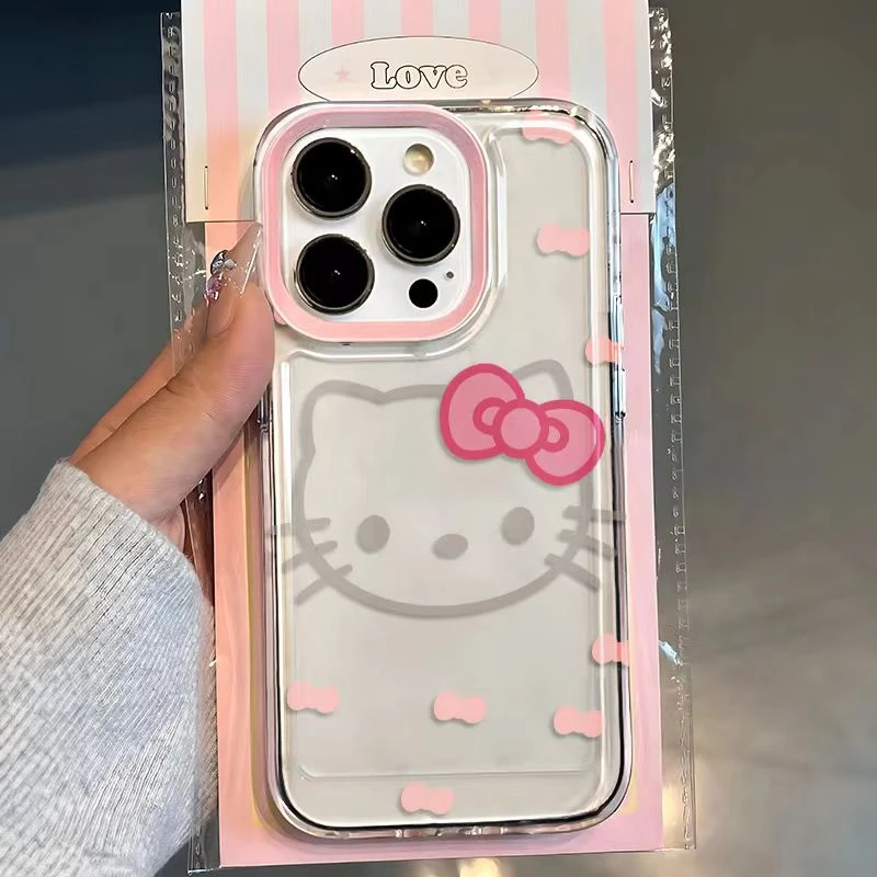 大只kt猫适用苹果15pro/14手机壳11iphone13女12小米vivo华为oppo