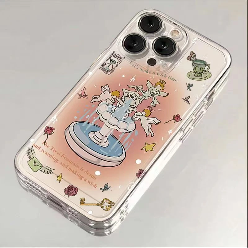 丘比特适用苹果15pro/14手机壳11iphone13女12小米vivo华为oppo
