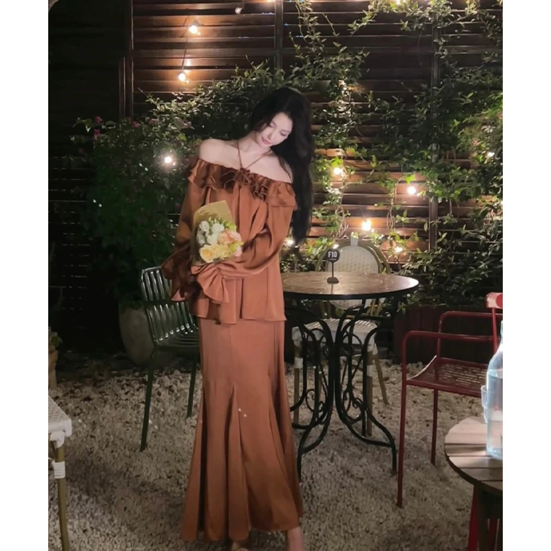 CUI CUI 崔崔【莫奈花园】设计款时尚气质显瘦套装裙C02339