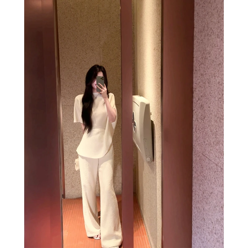 CUI CUI 崔崔【柔情旋律】设计款套装气质显瘦休闲时尚秋冬C023222