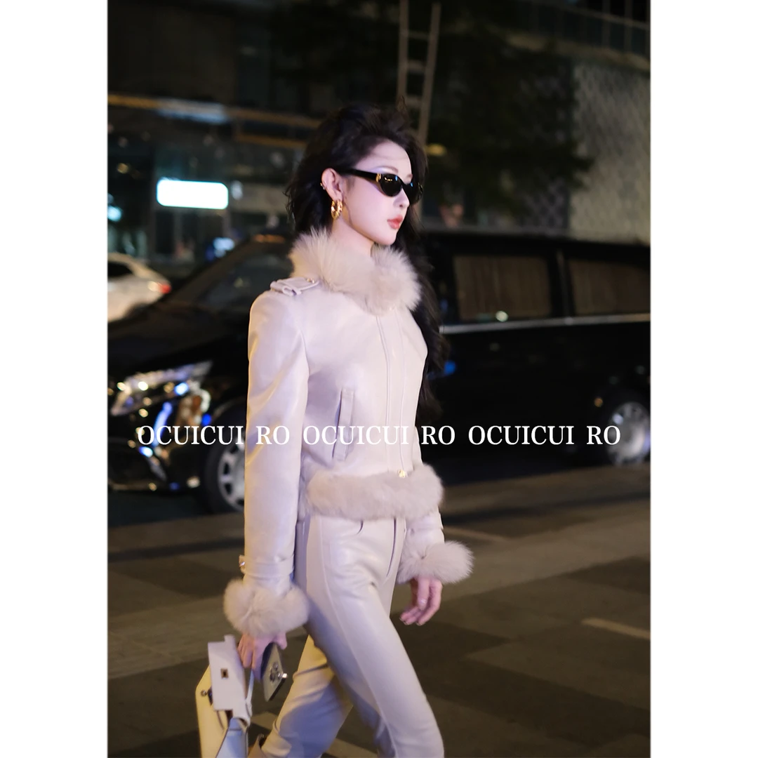 CUI CUI 崔崔【冬日特调】冬季羽绒服保暖短款外套气质套装C024362