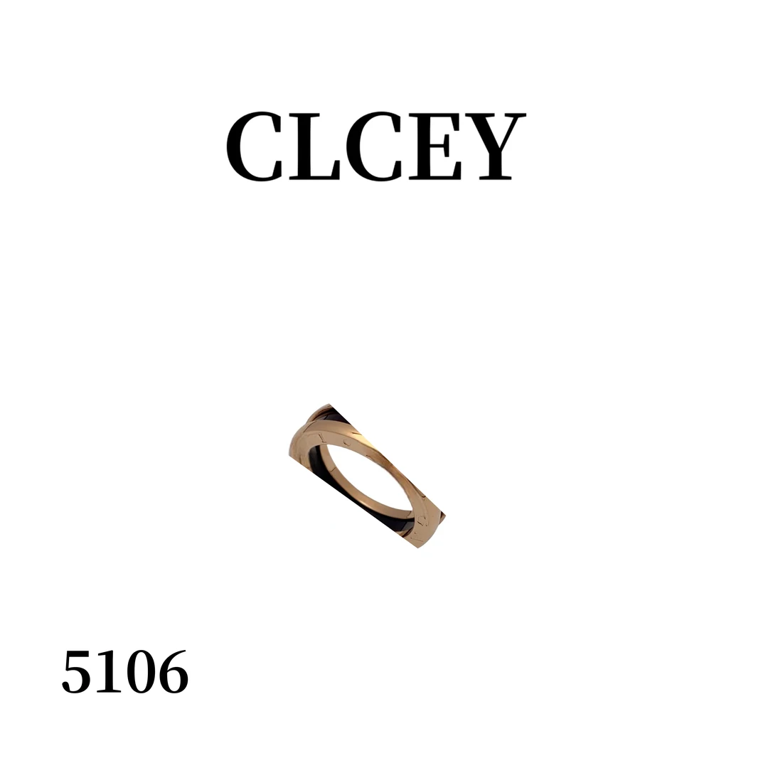 【5106】轻奢小众简约弹簧戒指