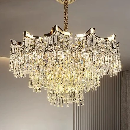 【福利】轻奢水晶灯大气客厅吊灯法式水晶灯简约客厅吊灯餐厅