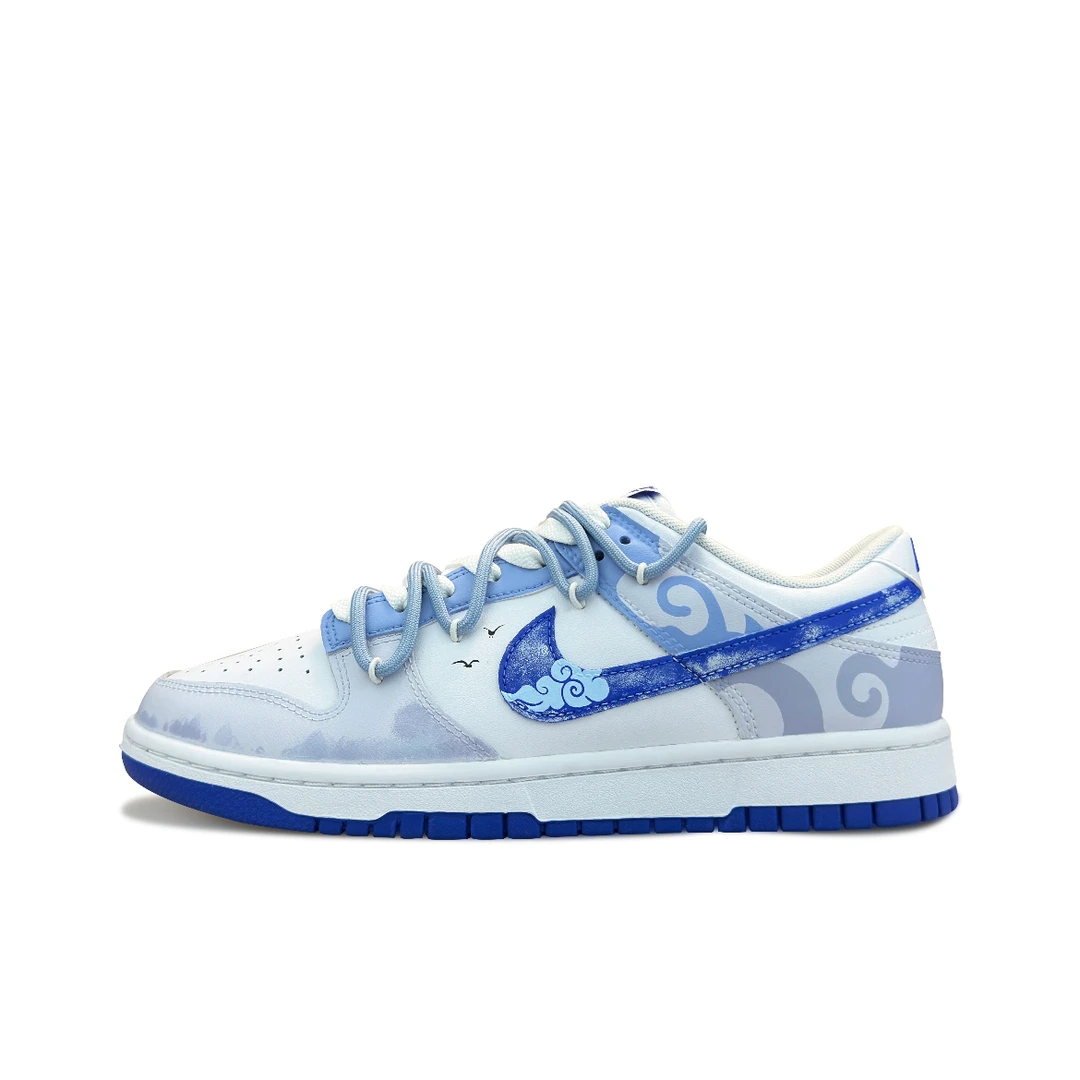 【定制球鞋】 Nike Dunk云海之边 水墨晕染 云端漫步低帮 男女同款