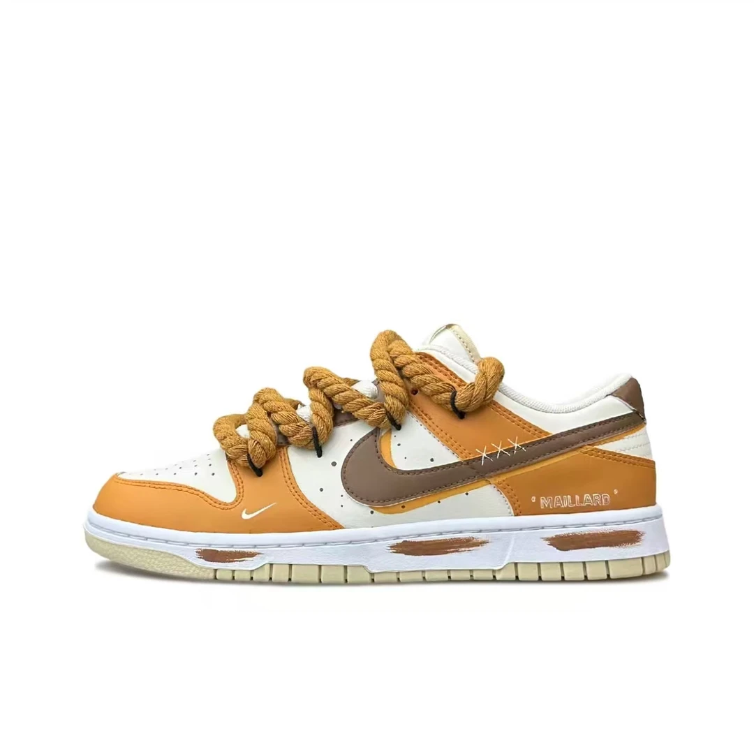 【定制球鞋】 Nike Dunk Low 解码美拉德 个性 潮流 手绘风 低帮
