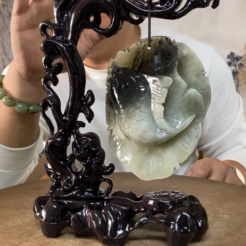 【闪购商品】岫玉摆件未镶嵌爱*谁