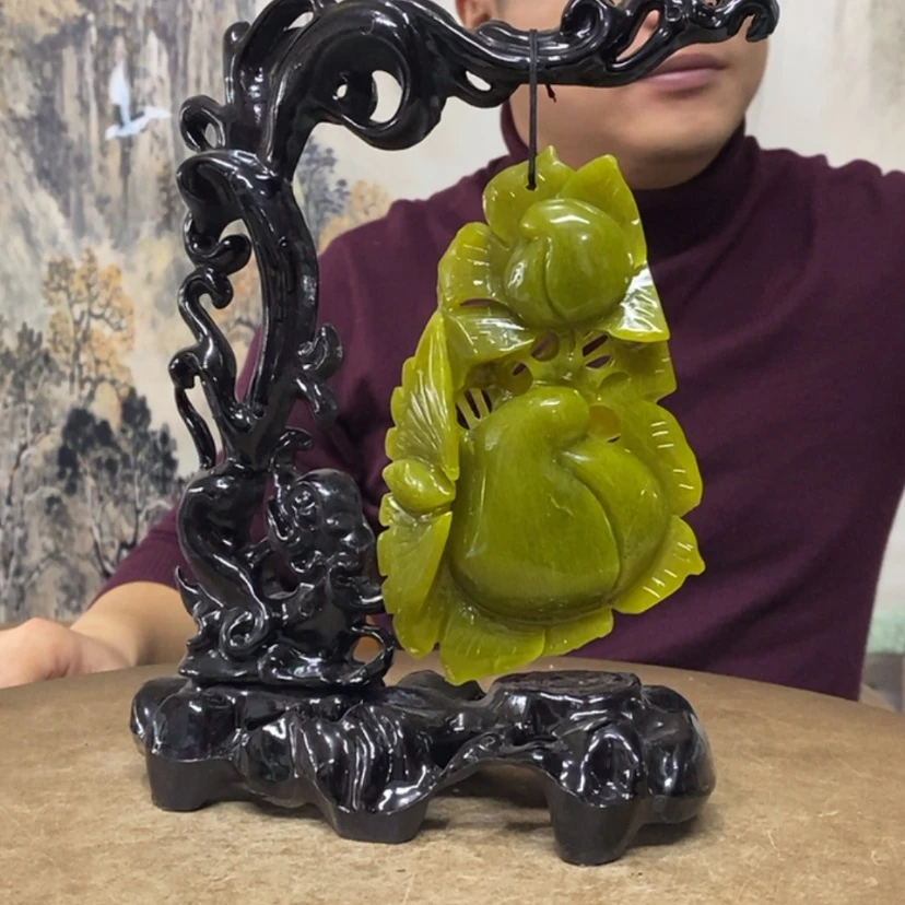 【闪购商品】岫玉摆件未镶嵌？*