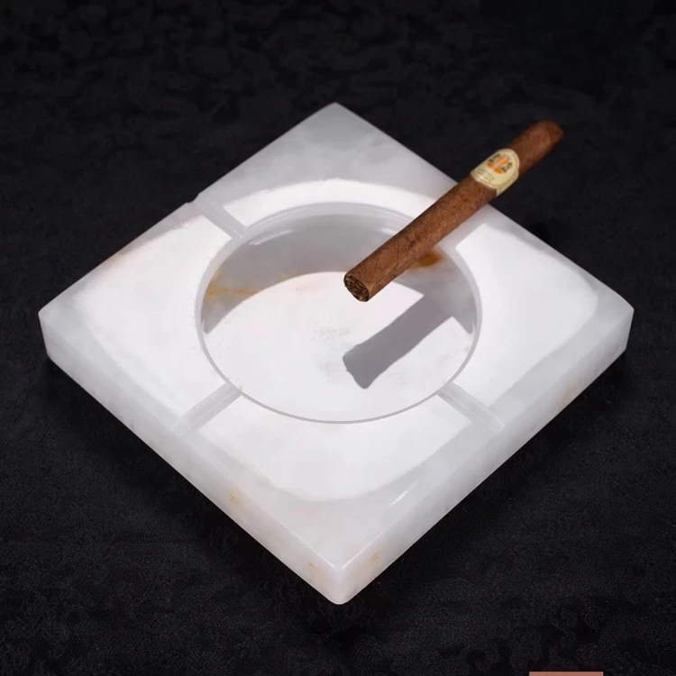 2025新款爆款雪茄客厅大号烟灰缸家用大气创意轻奢高档办公室石头