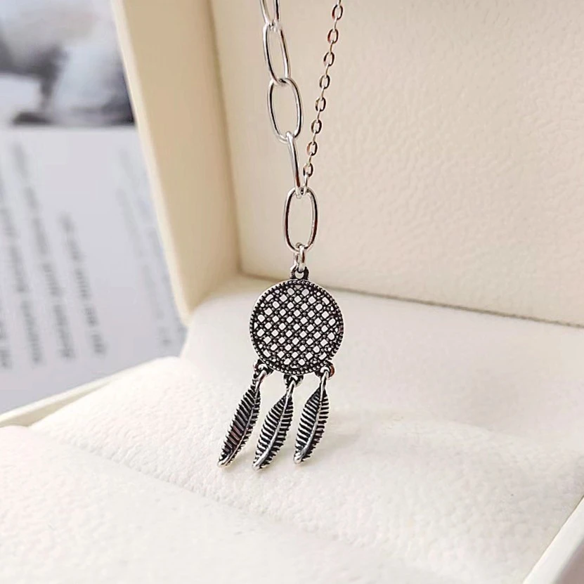 坠链均925银 吊坠套链个性小众轻奢时尚简约气质百搭设计感项链