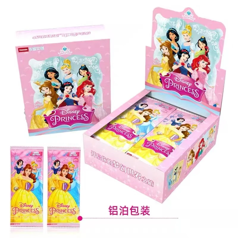 【拆盒】 卡牌盲盒正版公主卡片冰雪奇缘卡片