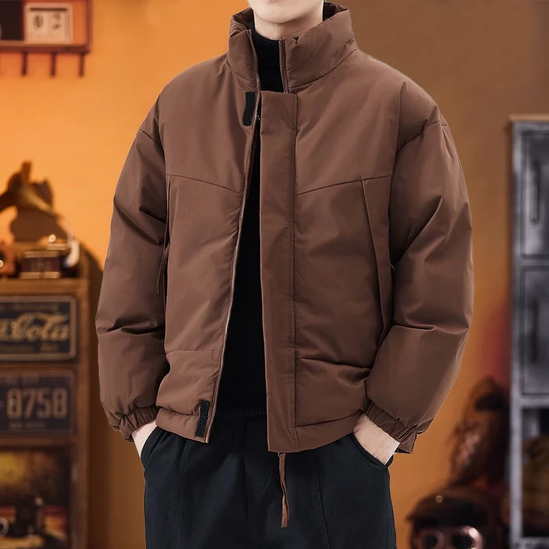 棉衣男装秋冬新款加厚宽松立领棉袄外套2025潮牌休闲夹克羽绒棉服