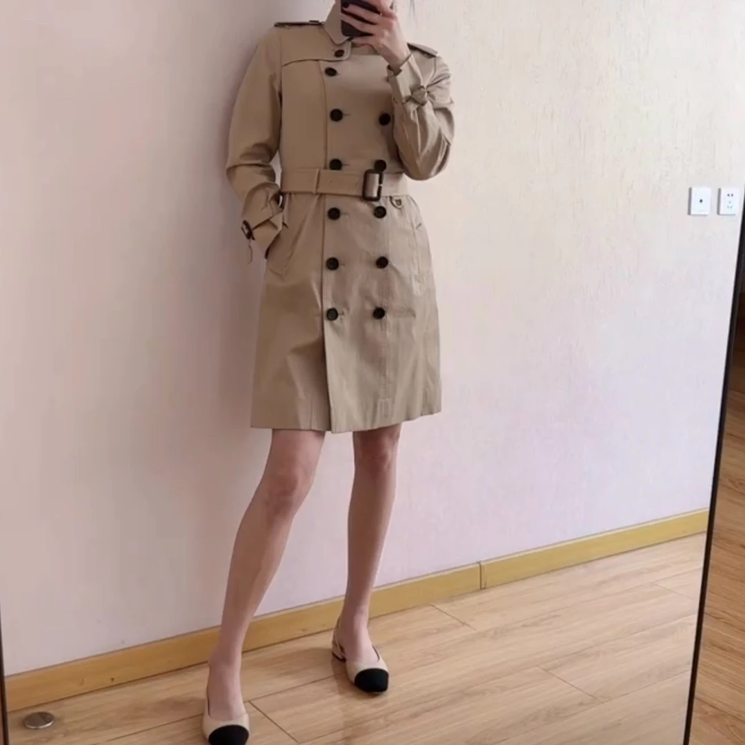 99新 BURBERRY/博柏利 风衣 /UK4码/Xsp30840