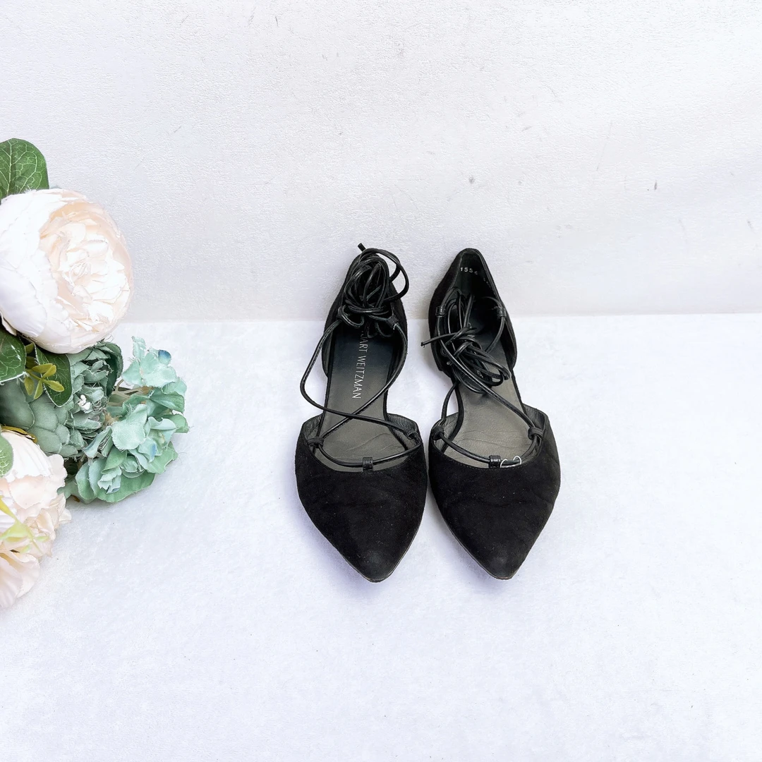 95新 StuartWeitzman 平底鞋/36.5码/成色/Xsp28345