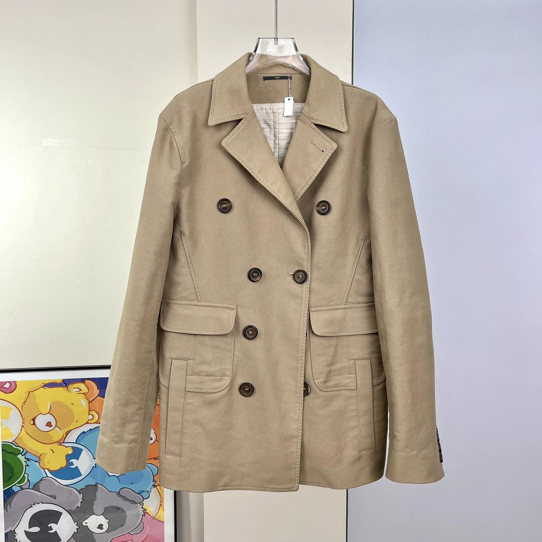 99新 FENDI/芬迪 薄棉外套/48码/成色99/Xsp27446