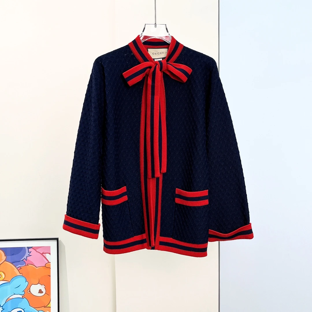 99新 GUCCI/古驰 Gucci开衫针织外套/XXS码/成色99/Xsp24863