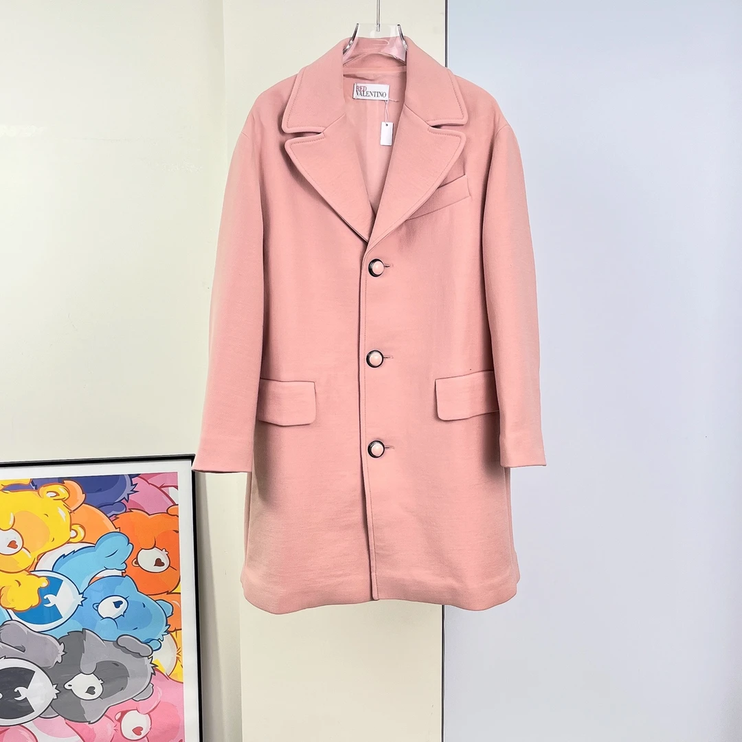 95新 Valentino/华伦天奴 中长款外套/40码/成色95/Xspa1777