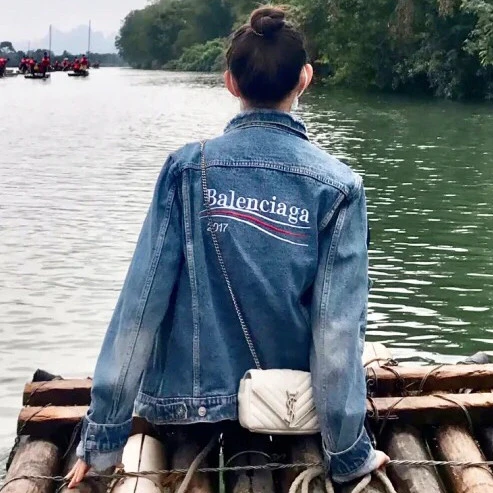 99新 Balenciaga/巴黎世家 牛仔外套/50码/成色99/Xsp28039