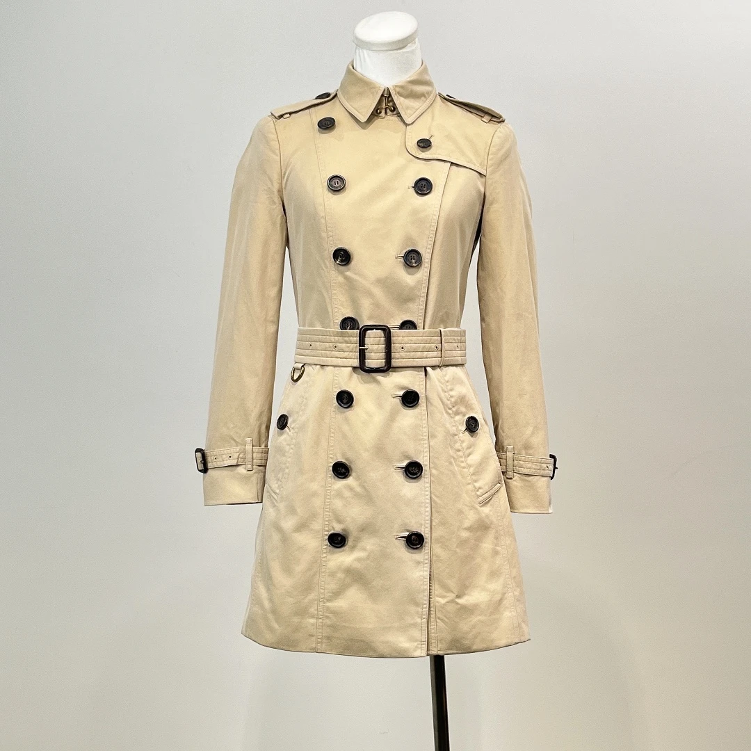 95新 BURBERRY/博柏利 风衣外套 /UK4码/成色看直播/Xspq339