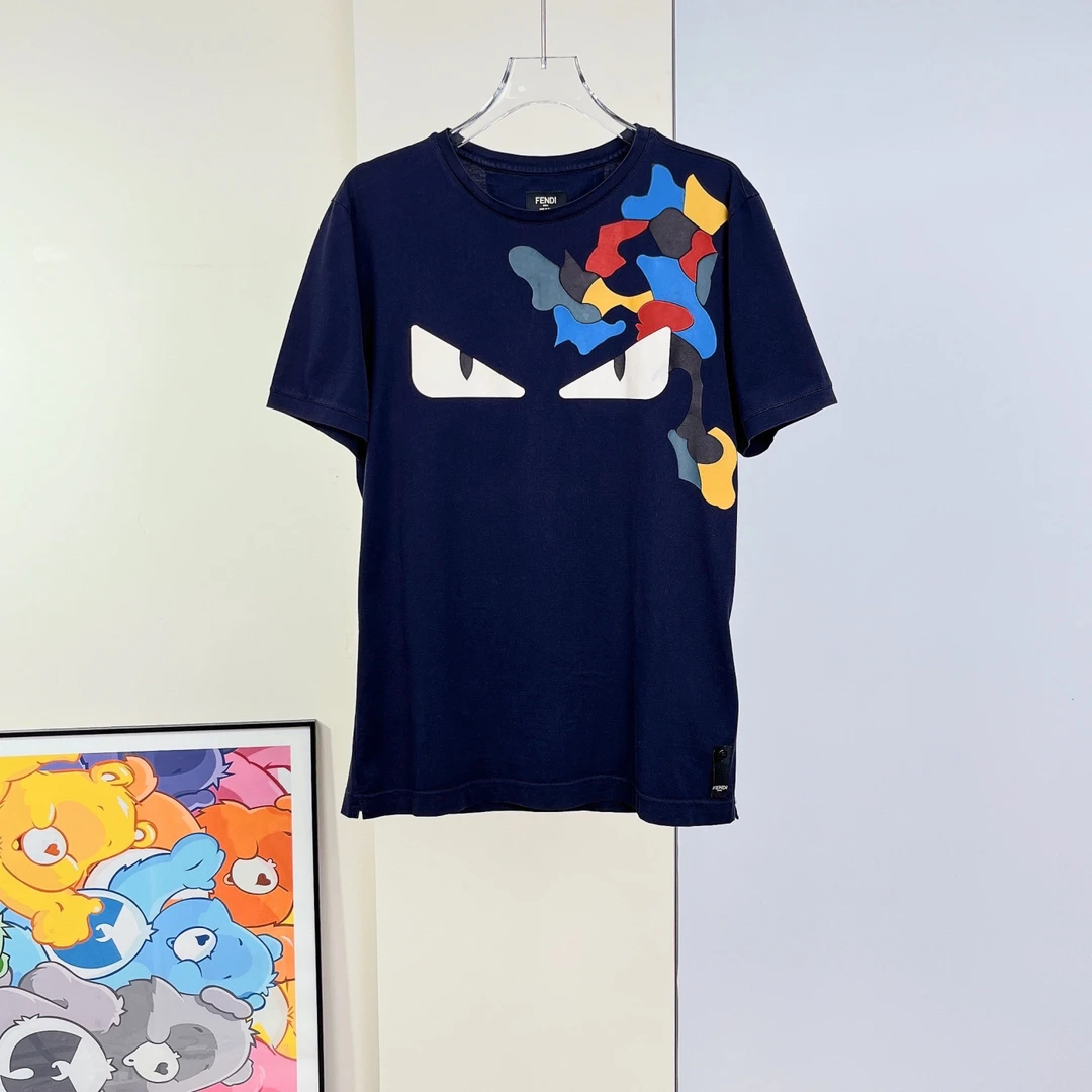 95新 FENDI/芬迪 短袖T恤 /48码/成色95/Xsp27098