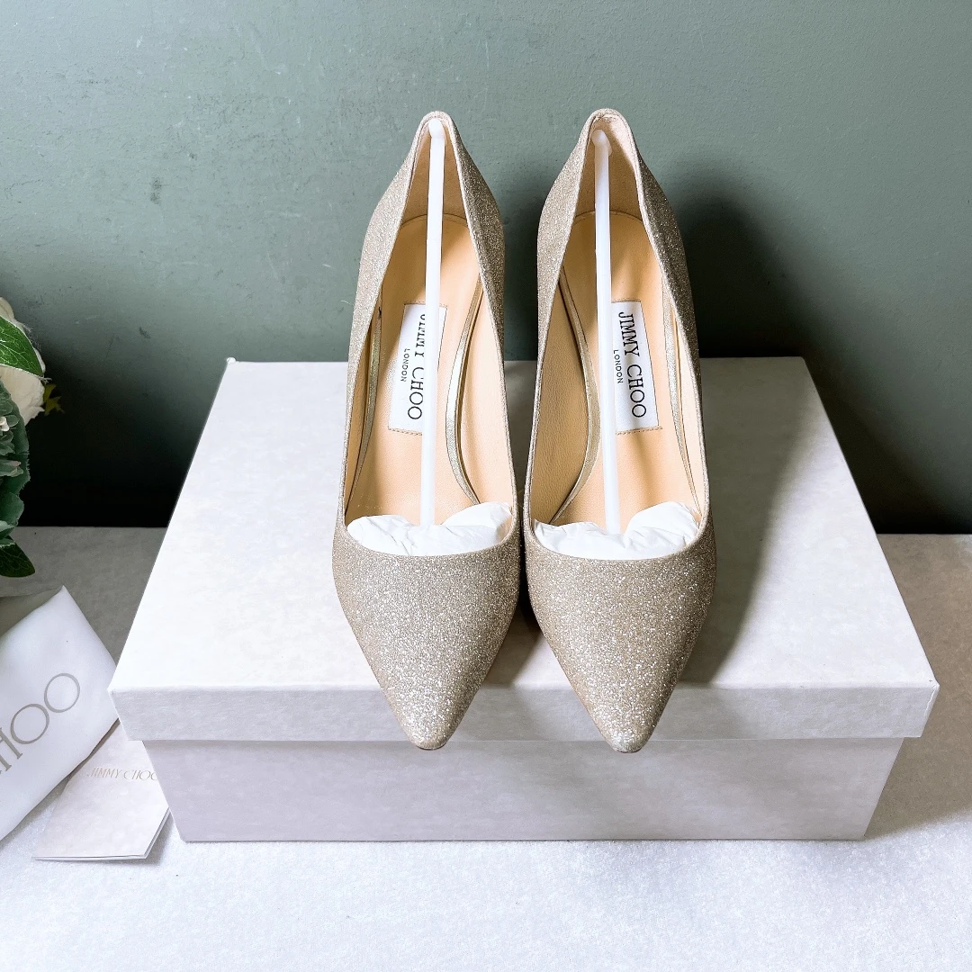 全新未使用 JIMMY CHOO/吉米周 高跟鞋/37.5码/成色/Xsp9438