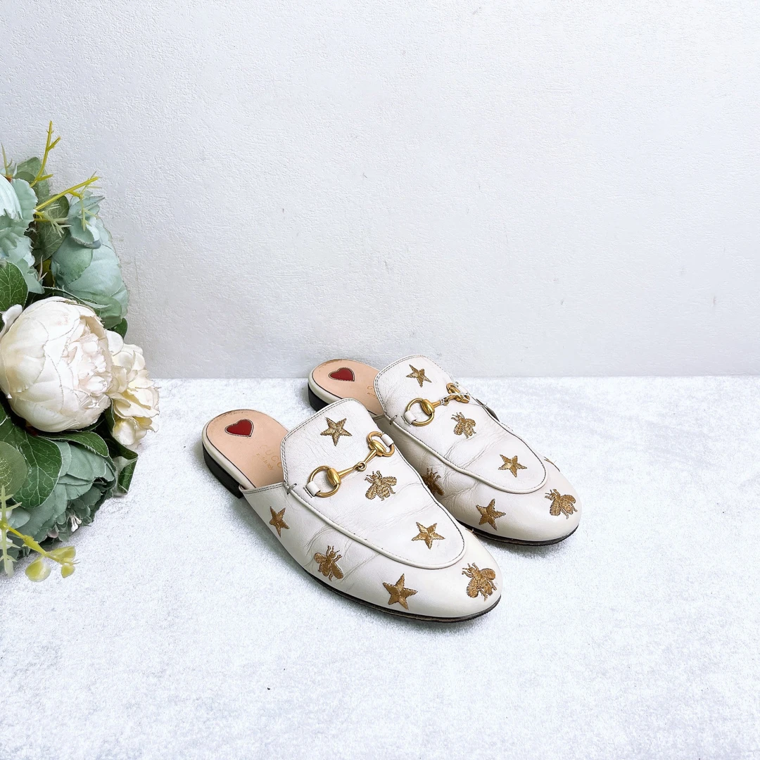 95新 GUCCI/古驰 半拖/37码/成色/Xsp27300