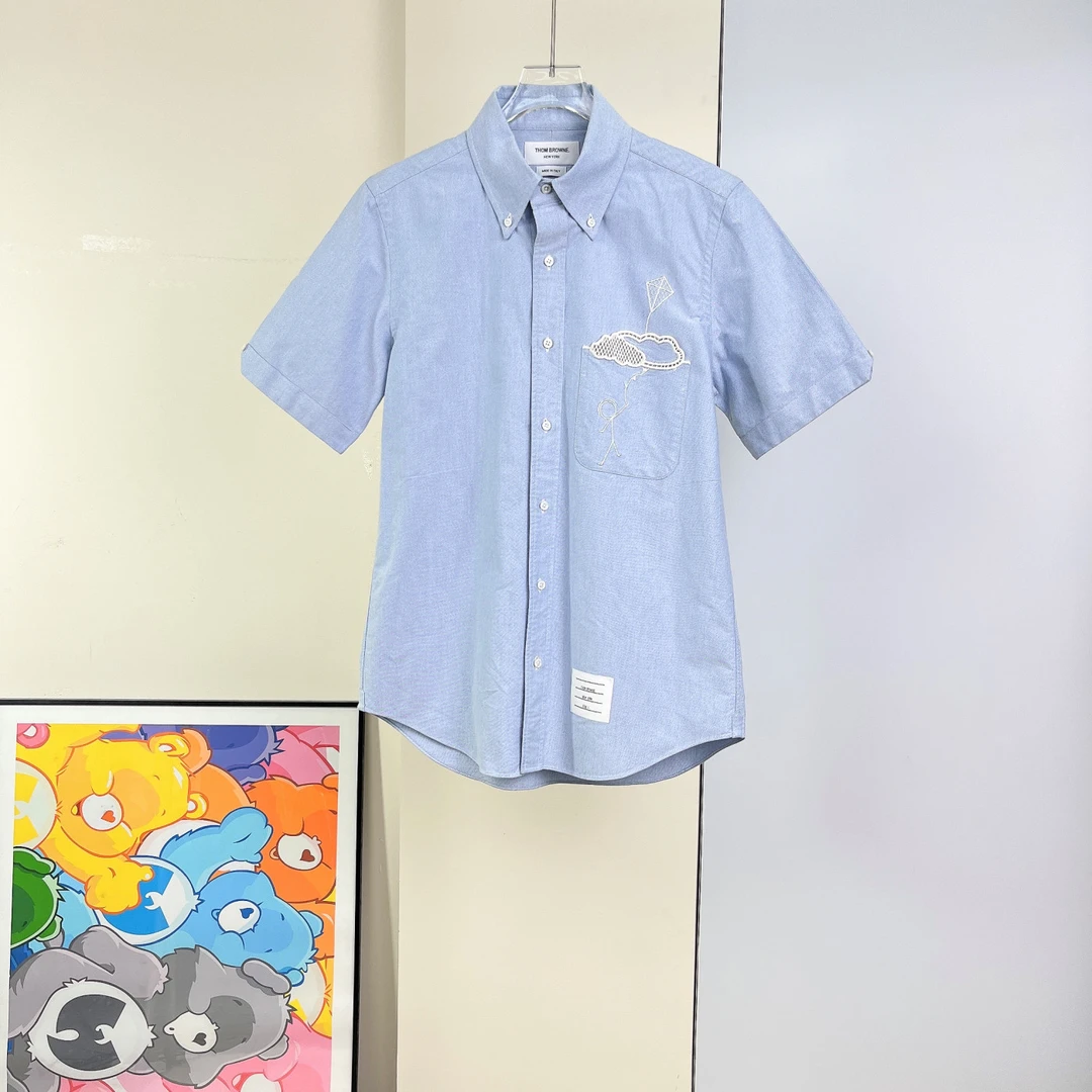 99新 THOMBROWNE 短袖衬衫/1码/Xspa3804
