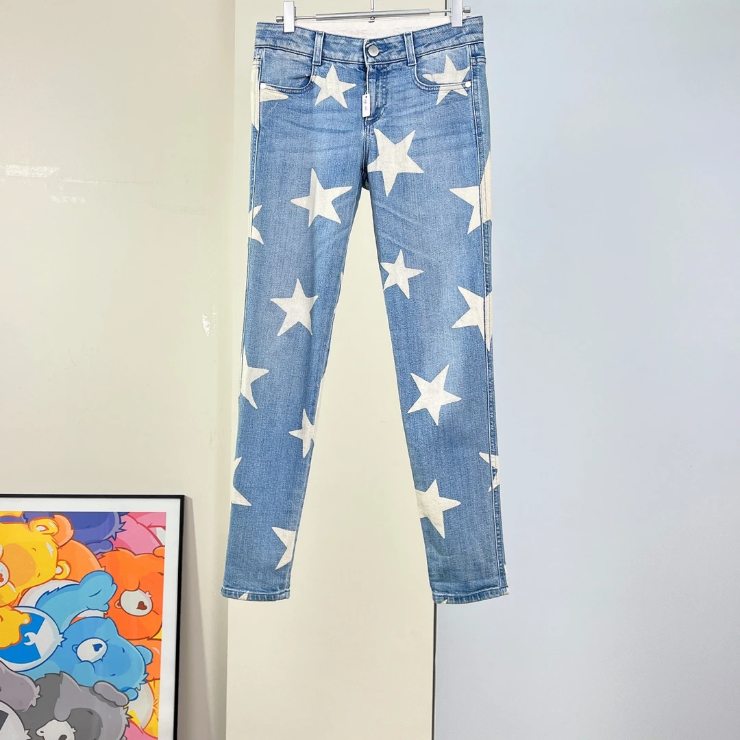 95新  Stella McCartney牛仔裤/25码/成色95/Xspa2646