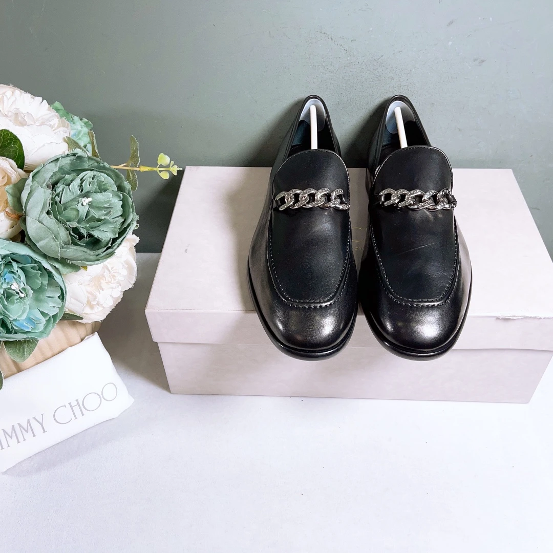 全新未使用 JIMMY CHOO/吉米周 乐福鞋/40码/成色/Xsp11677