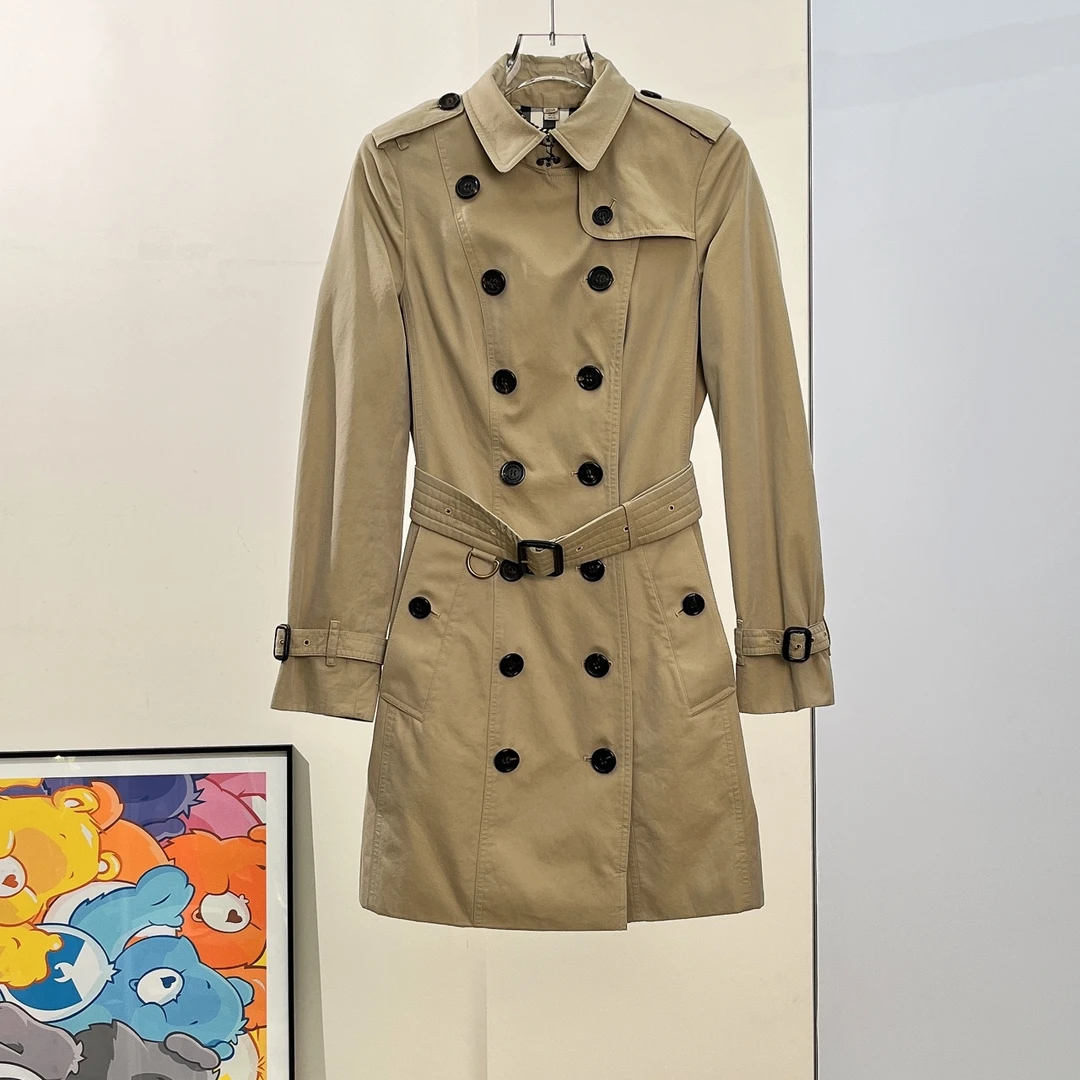 99新 BURBERRY/博柏利 巴宝莉风衣/uk2码/成色95/Xsp22958