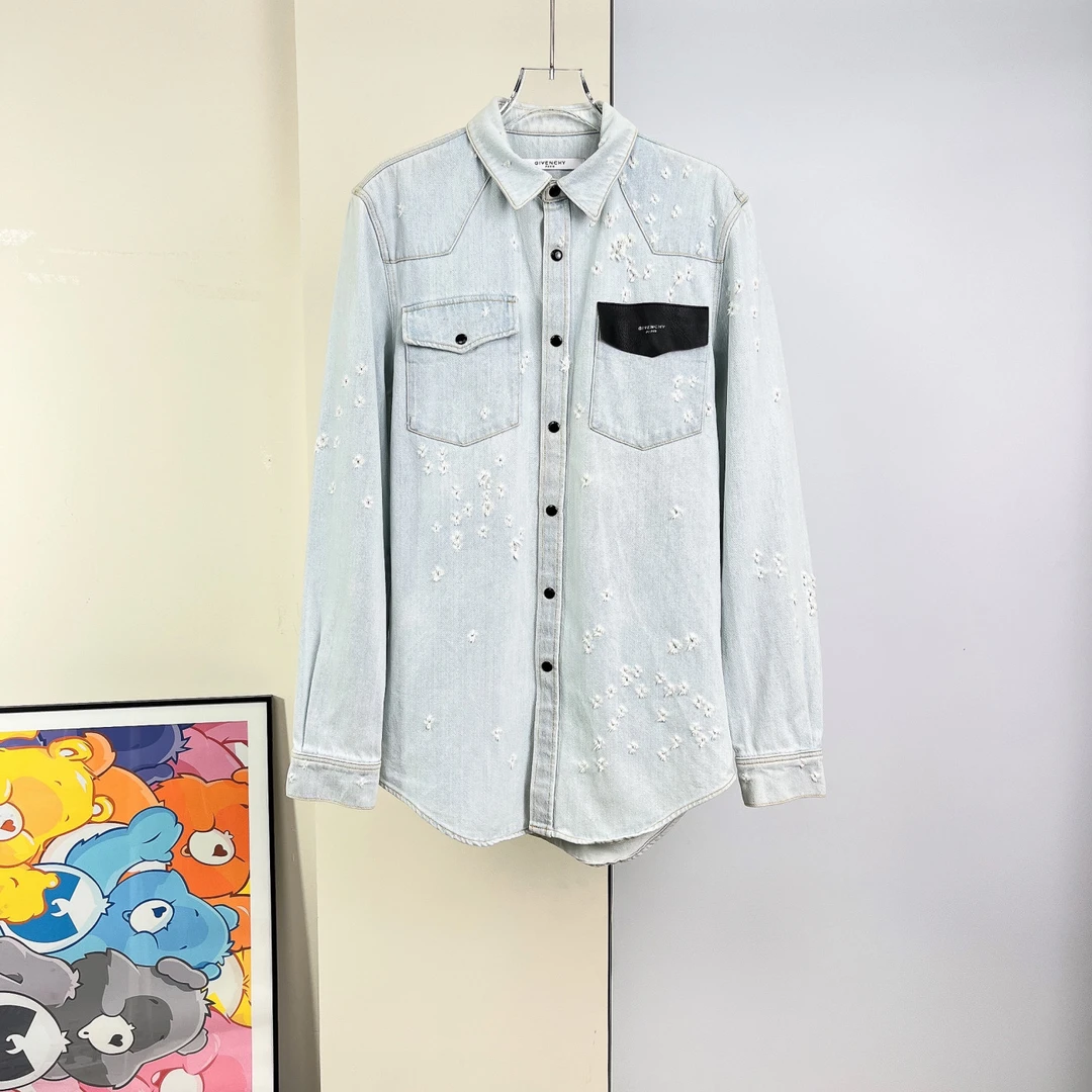 99新 Givenchy/纪梵希 牛仔外套/xs码/Xsp29374