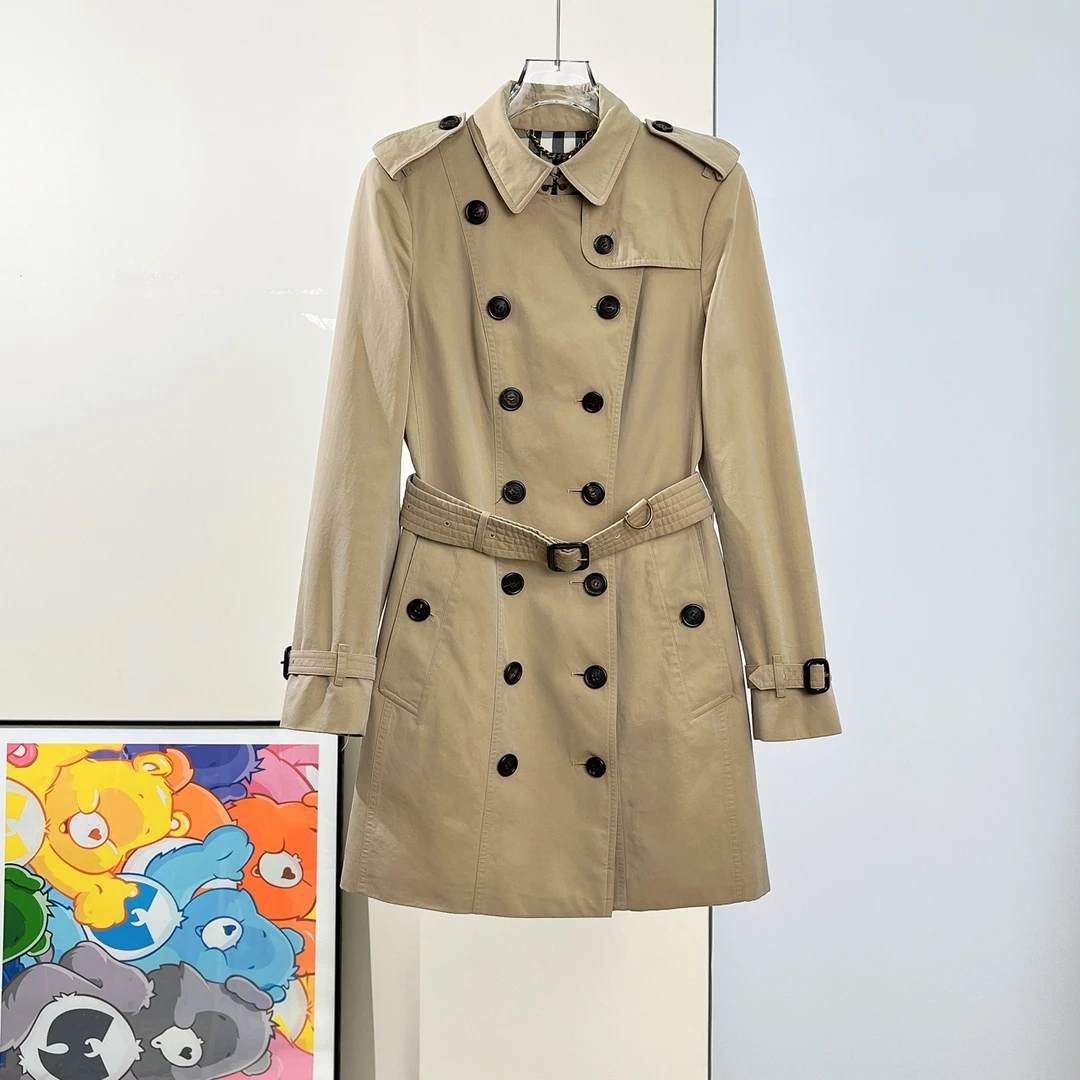 95新 BURBERRY/博柏利 Burberry桑德林汉姆风衣外套/Xspa1088