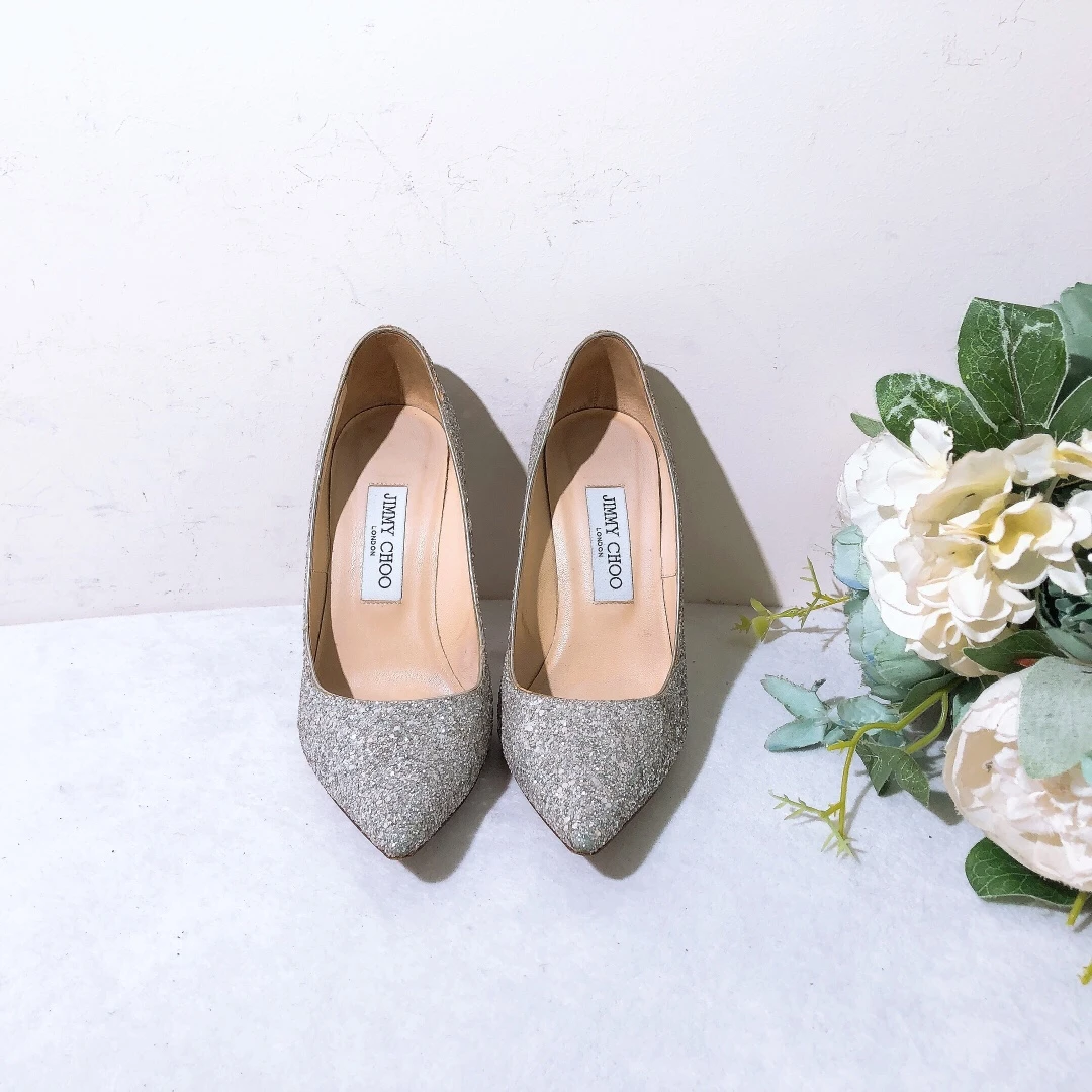 95新 JIMMY CHOO/吉米周 高跟鞋/37码/成色95/ Xsp15785