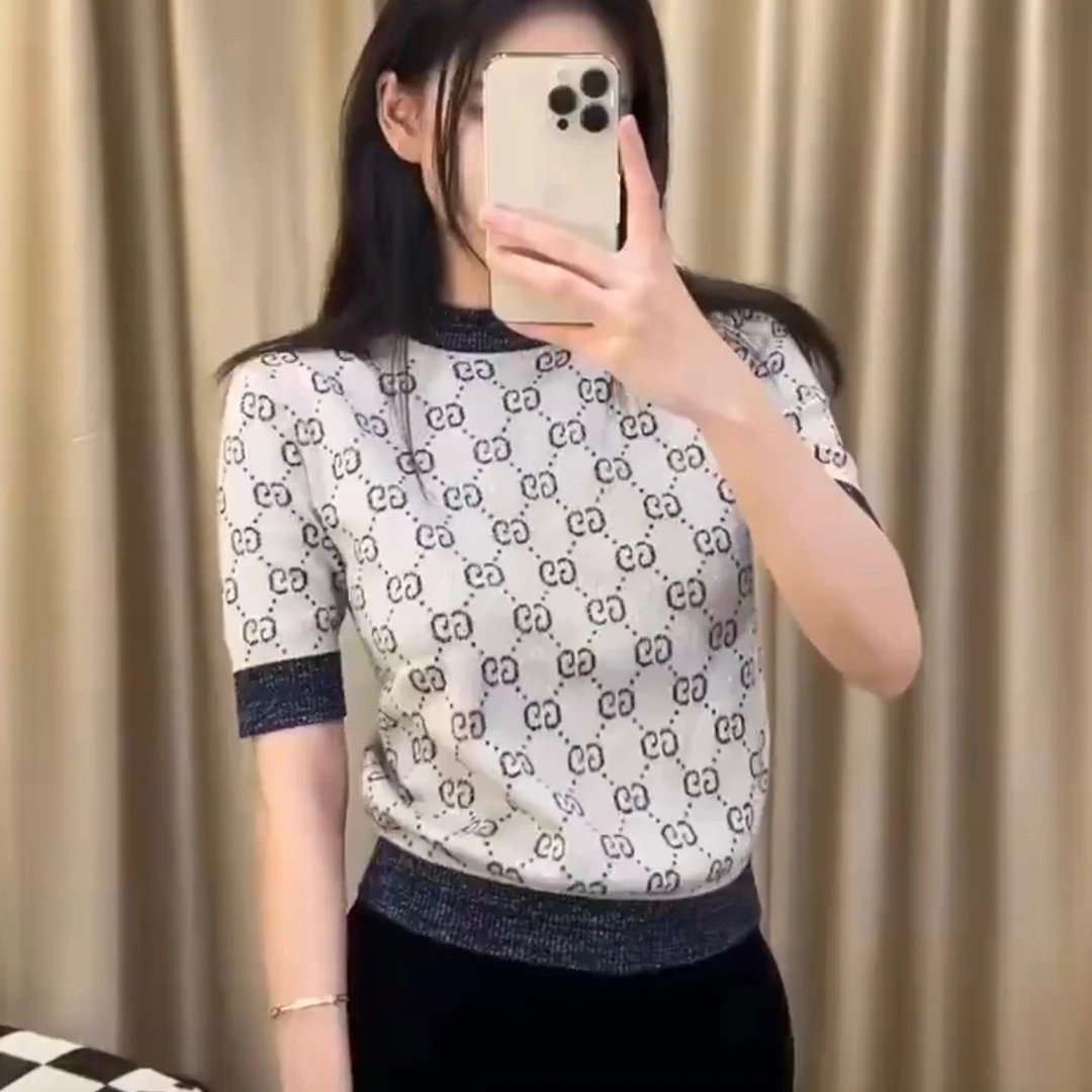 99新 GUCCI/古驰 针织短袖/M码/Xsp29642