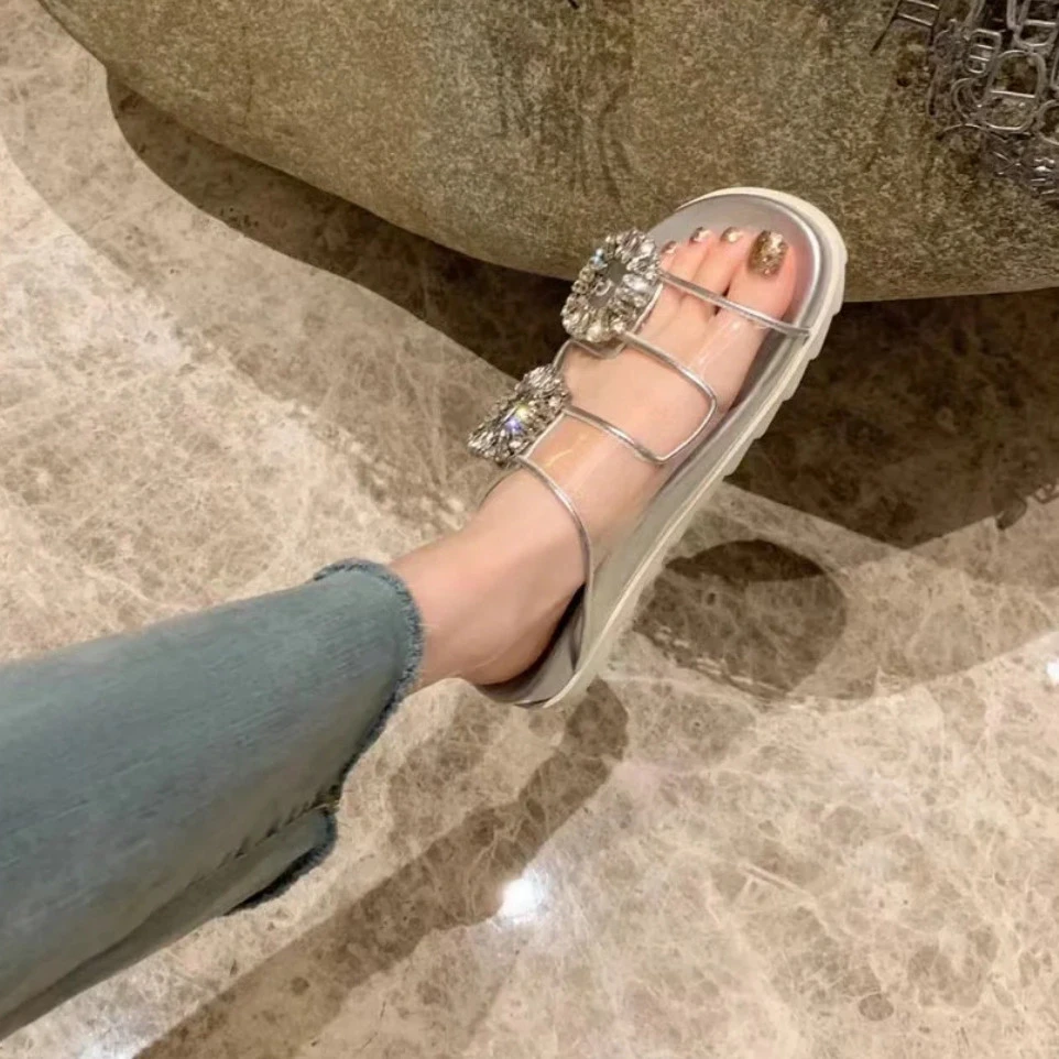 95新 Roger Vivier/罗杰·维威耶 拖鞋/35码/成色/Xsps8794