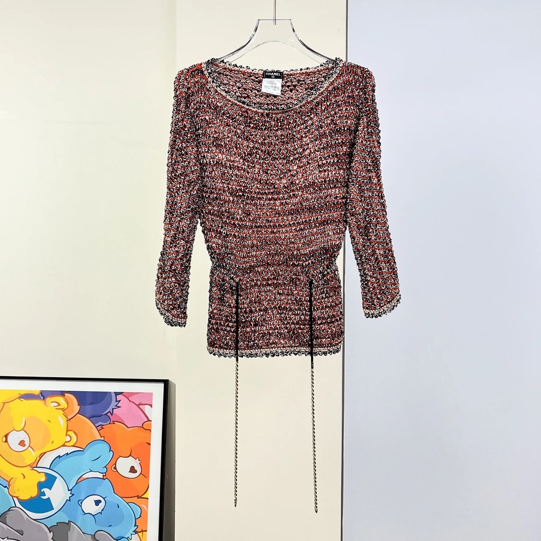 95新 Chanel/香奈儿 针织上衣/34码/成色95/Xsps7018
