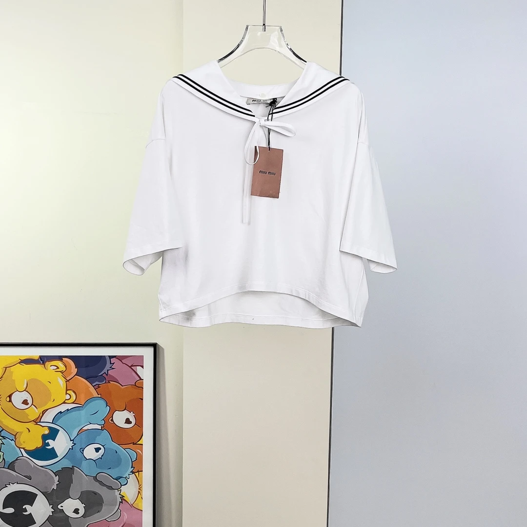 全新未使用 MIU MIU/缪缪 海军衬衫 /S码/闲置/xsps7348