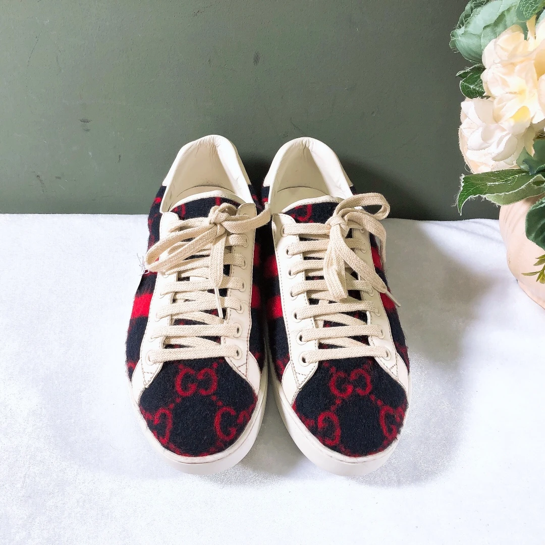 99新 GUCCI/古驰 Gucci板鞋/40.5码/成色看直播间/Xspr0230