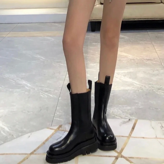 95新 BOTTEGA VENETA/葆蝶家 靴子/35码/成色/Xsps8358
