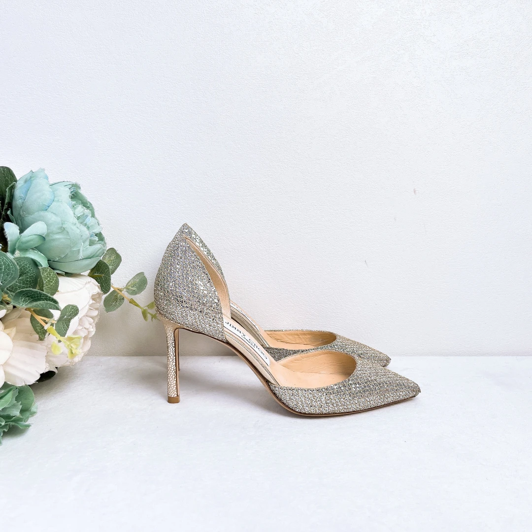 95新 JIMMY CHOO/吉米周 高跟鞋/35码/Xspr2833