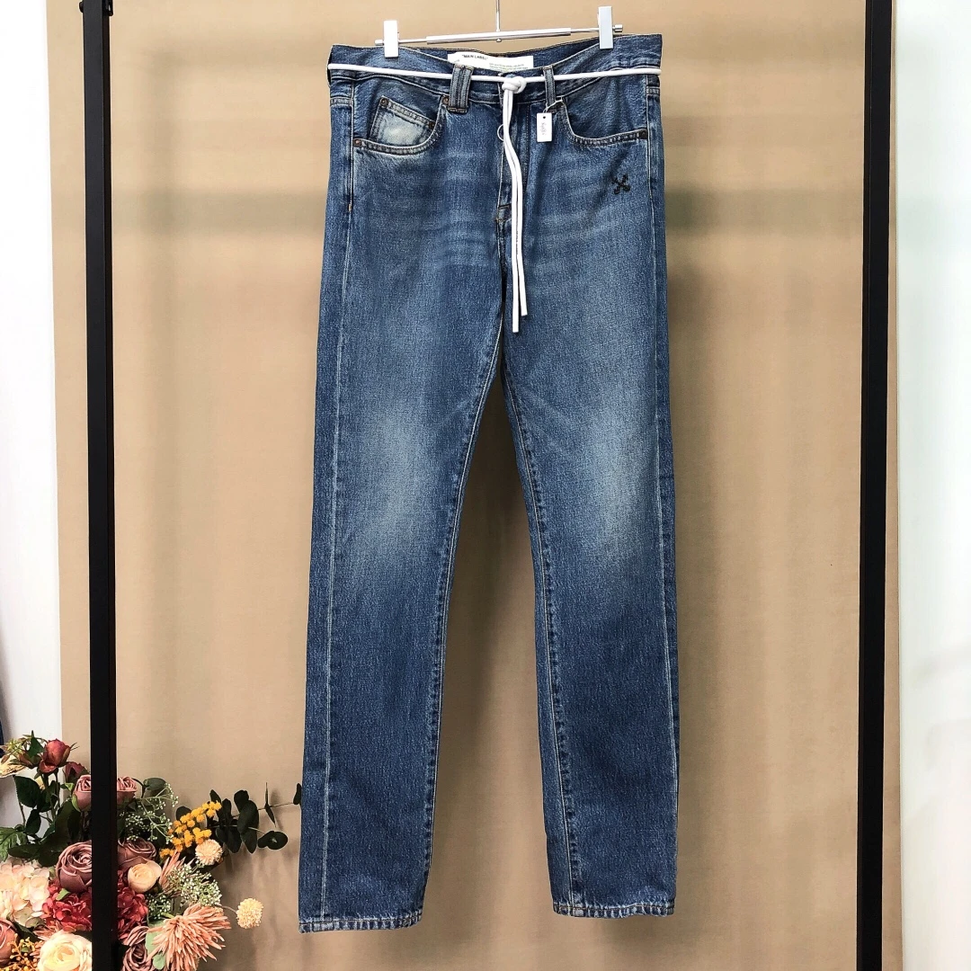 未使用 OFF-WHITE 牛仔裤/成色看直播/Xsp6969