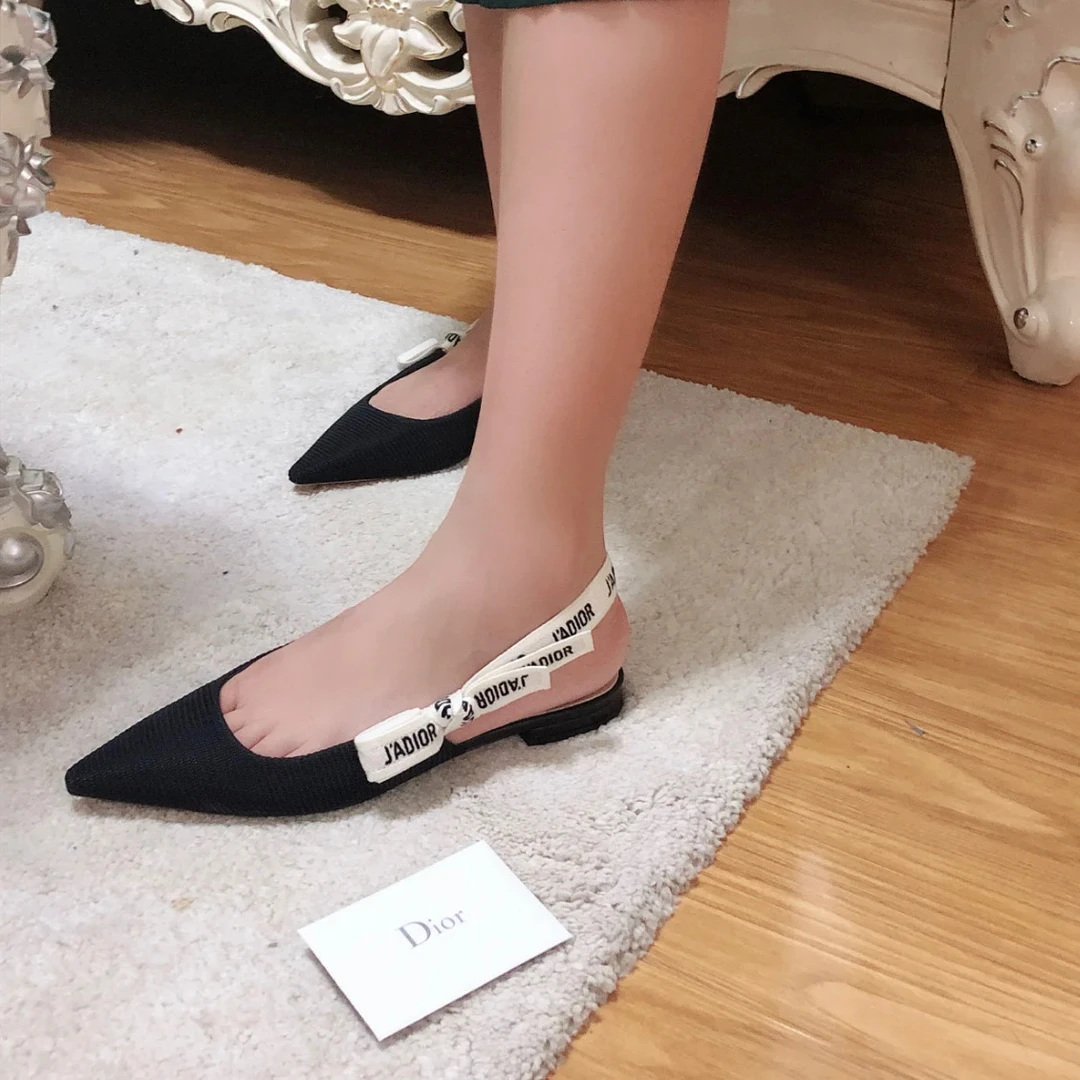 95新 DIOR/迪奥 平底鞋 /36.5码/XspA3771
