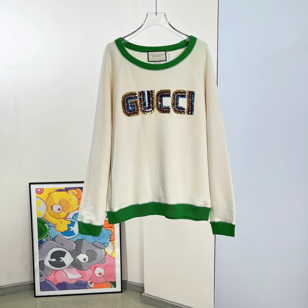 95新 GUCCI/古驰 Gucci套头卫衣/L码/成色95/Xsp25624